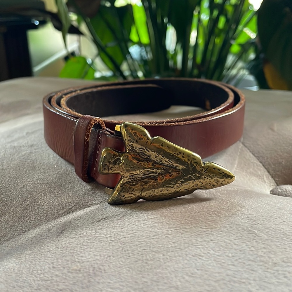 Madewell Arrow Leather Belt